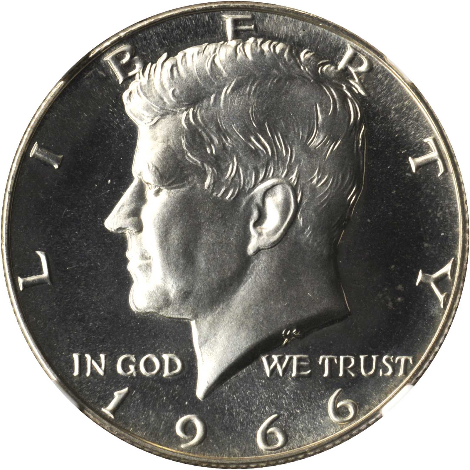 1966 Kennedy Half Dollar. FS-106. Doubled Die Obverse. SMS MS-66 (NGC).