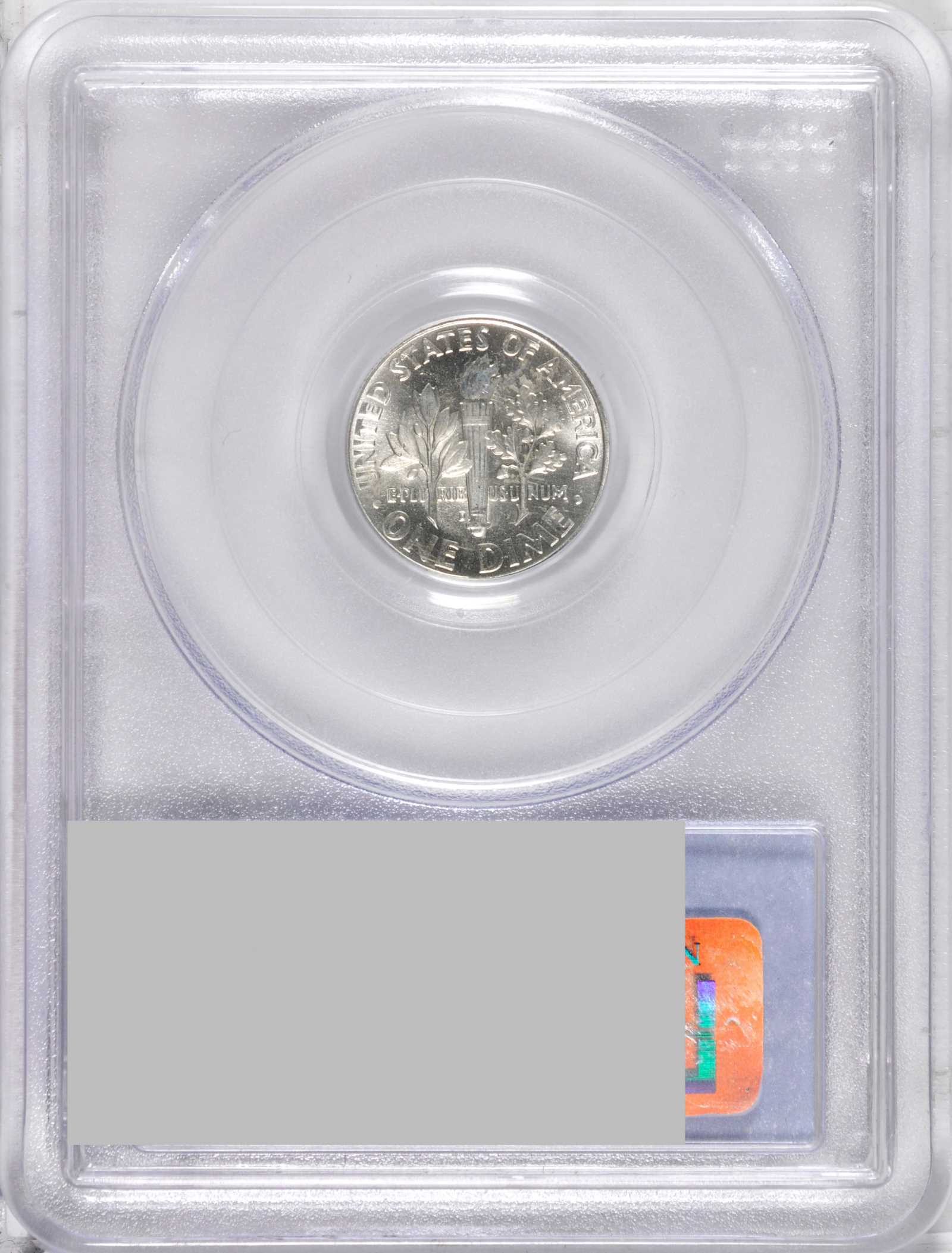 1964-D/D 10c Repunched Mintmark, FS-502 VF25 CAC thumbnail 3