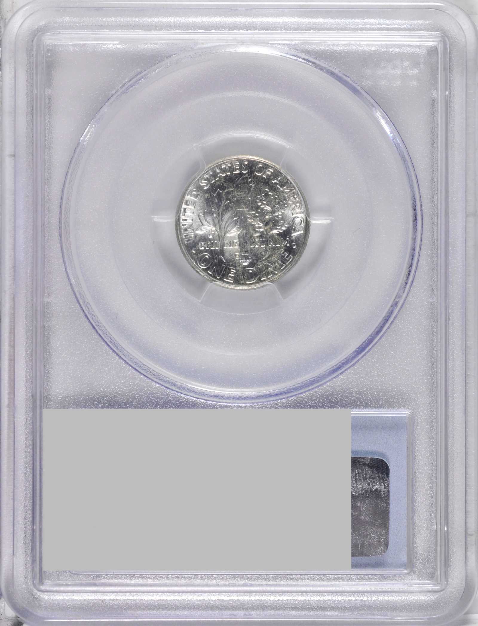 1964-D/D 10c Repunched Mintmark, FS-501 MS FB MS64 FB thumbnail 3