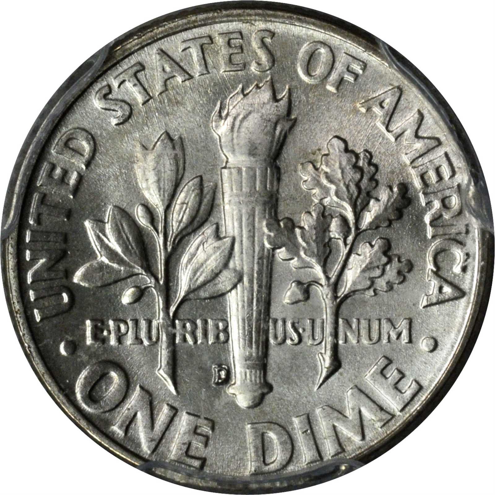 1959-D 10c MS FB MS62 FB CAC thumbnail 2