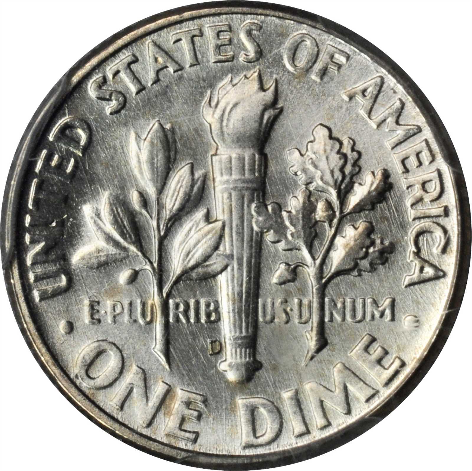 1964-D 10c Doubled Die Reverse, FS-802 MS FB MS64 FB thumbnail 2