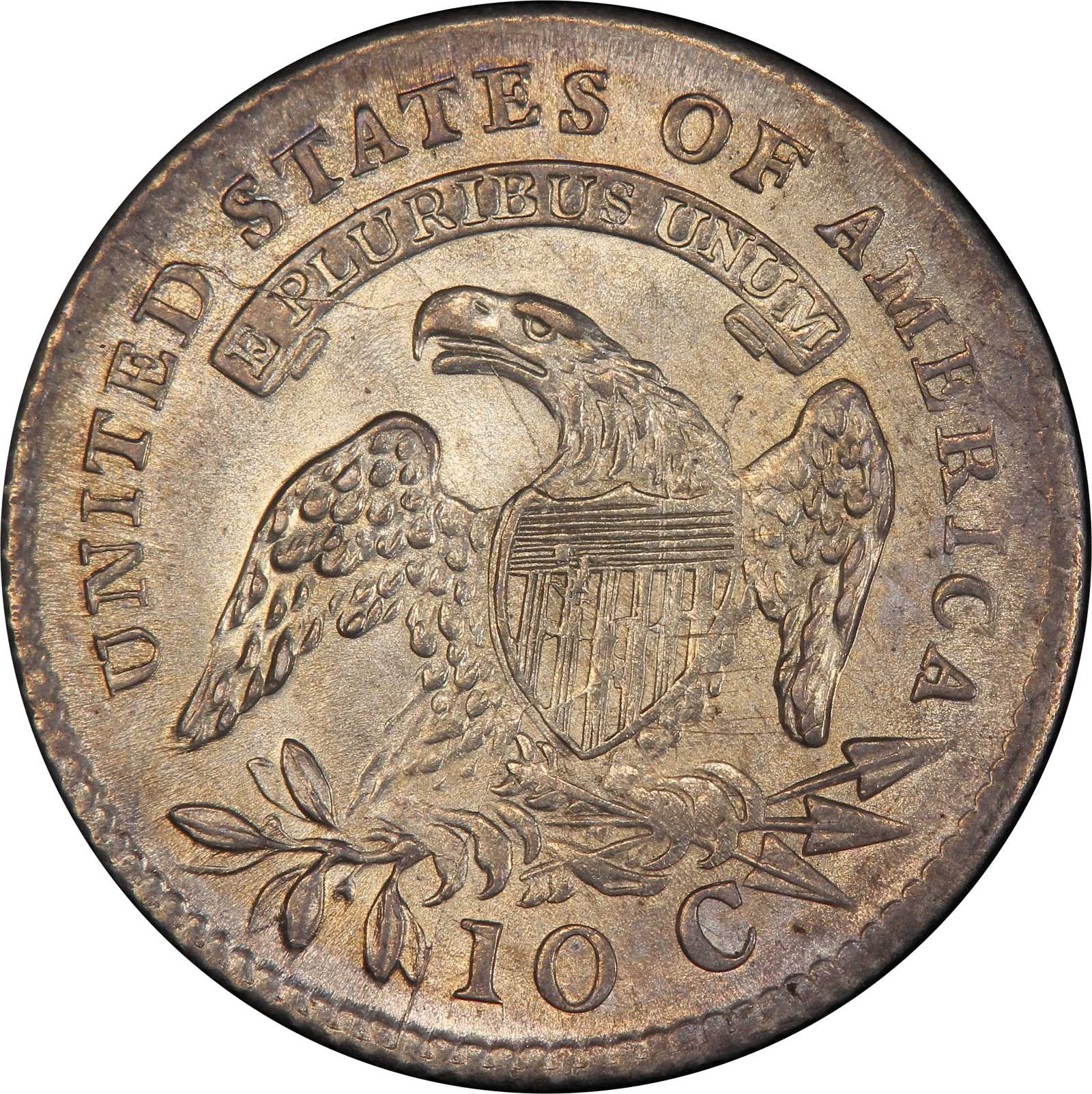 1814 10c Large Date, JR-4 VF20 thumbnail 13