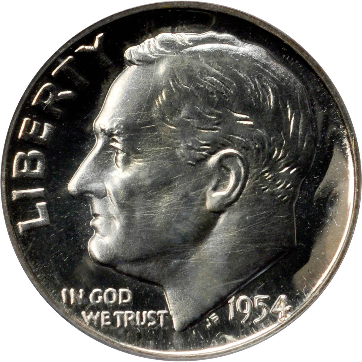 Image for 1954 10c Doubled Die Obverse, FS-101 PR DCAM