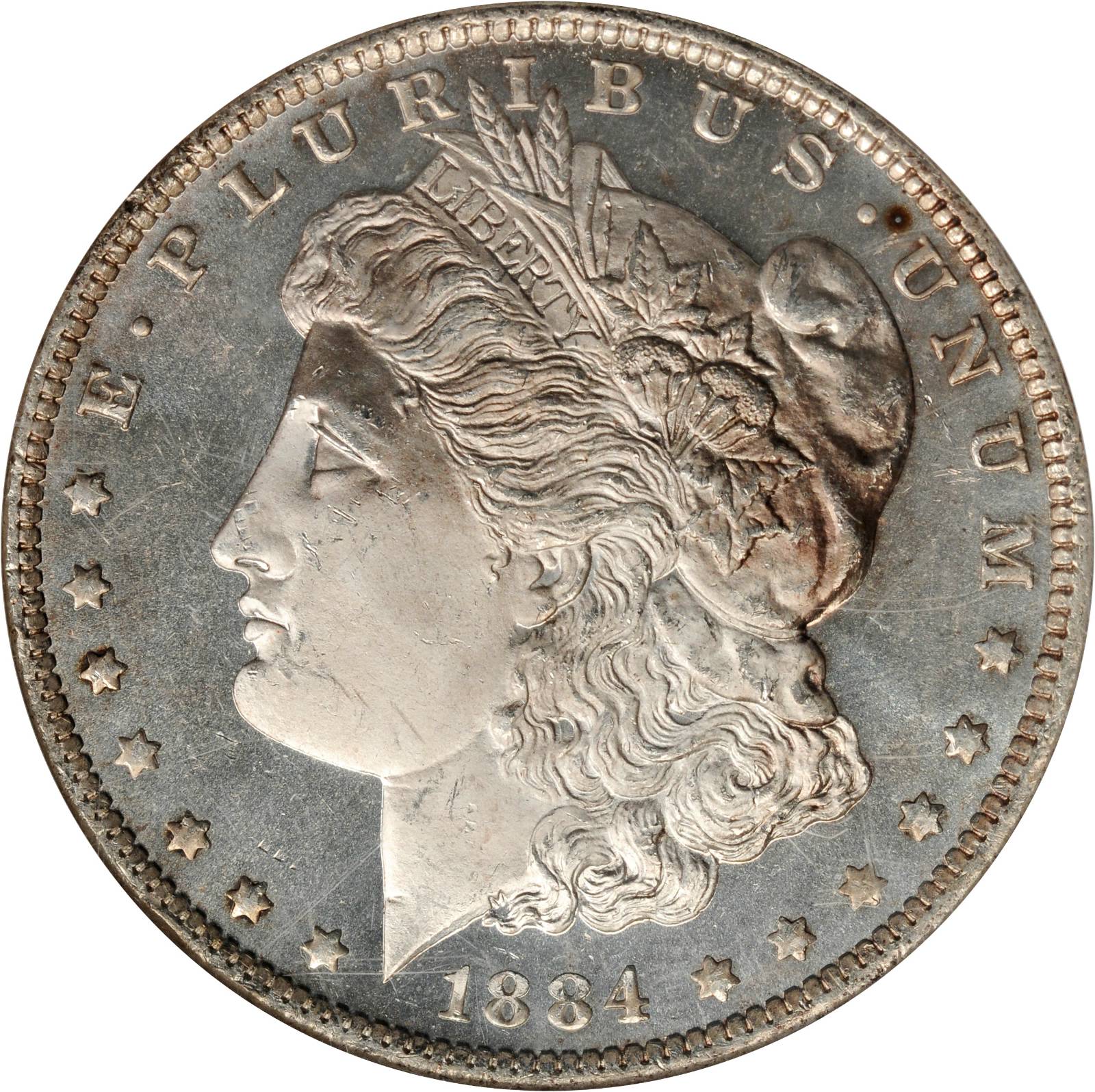 1884-O/O $1  Repunched Mintmark, VAM-6 MS DMPL MS61 DMPL CAC thumbnail 18