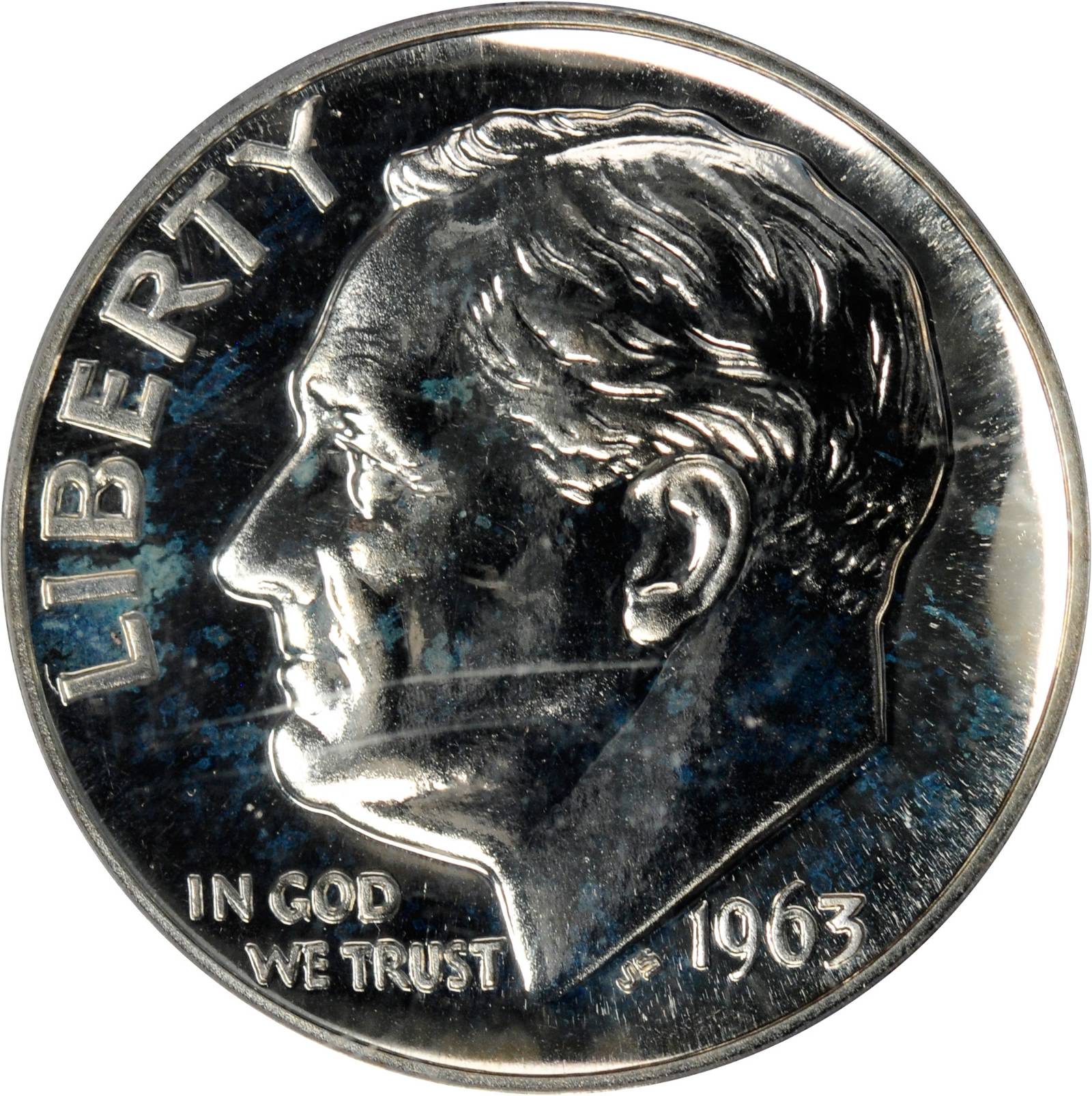 1963 10c Doubled Die Reverse, FS-802 PR thumbnail 16