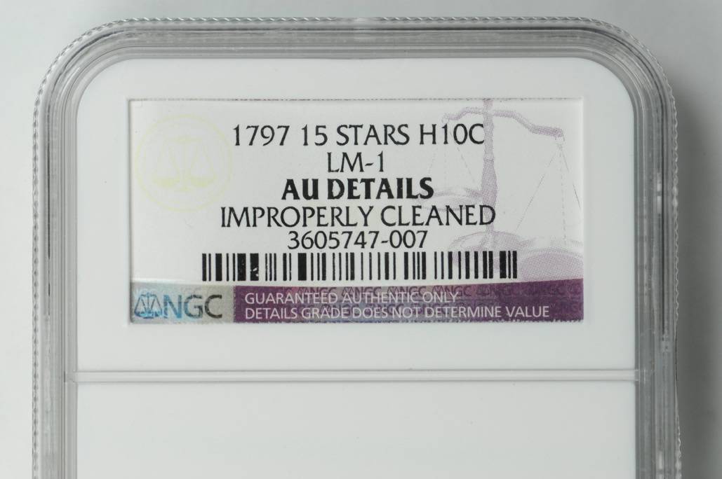1797 H10c 15 Stars, LM-1 F12 CAC thumbnail 8