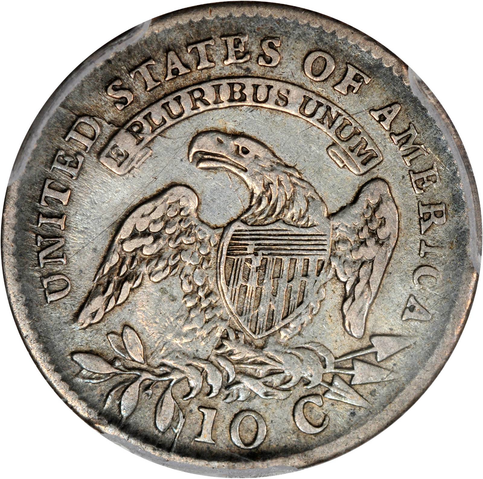 1814 10c Large Date, JR-4 VF20 thumbnail 6