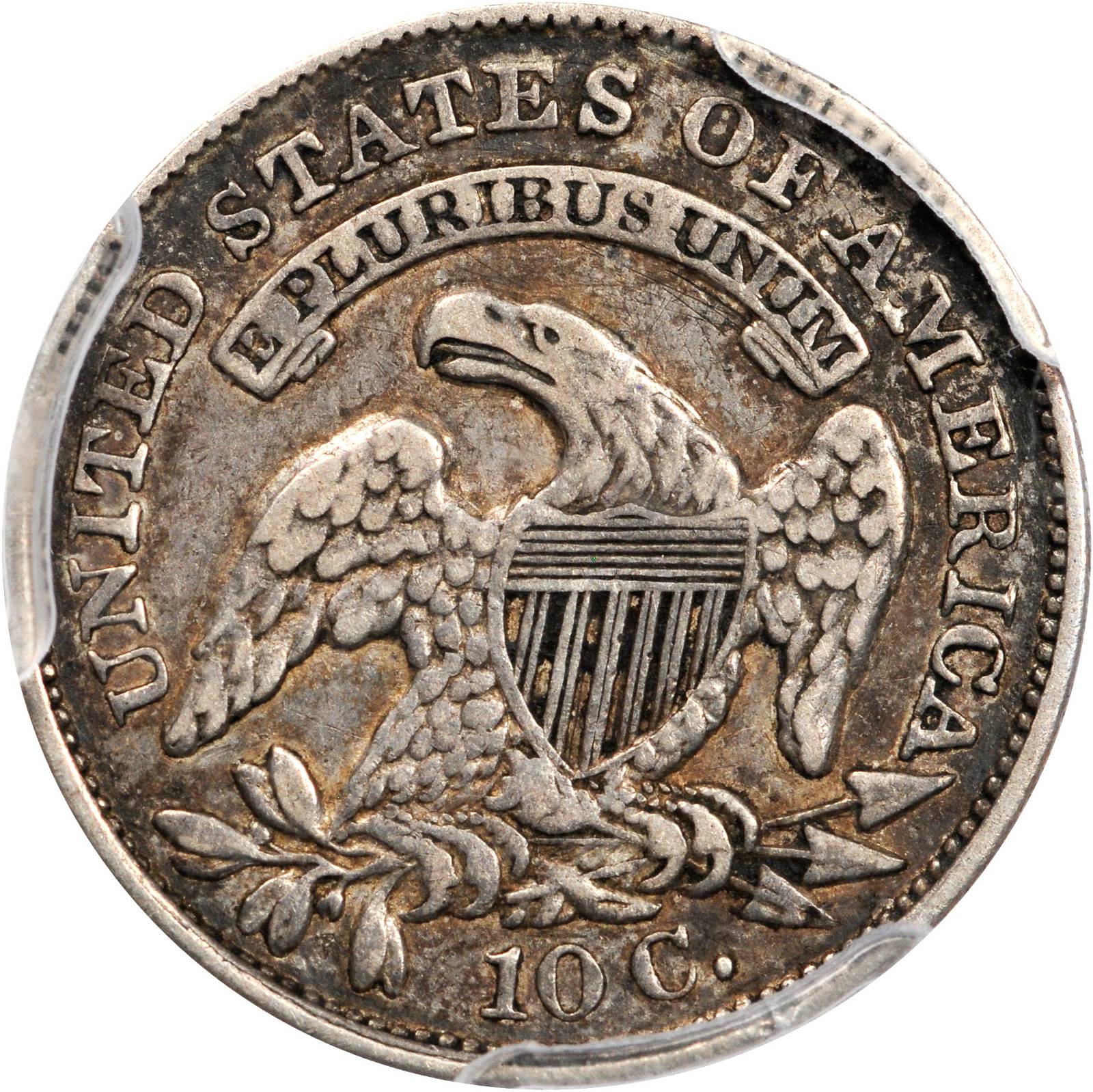 1834 10c Small 4, JR-7 MS67 thumbnail 9