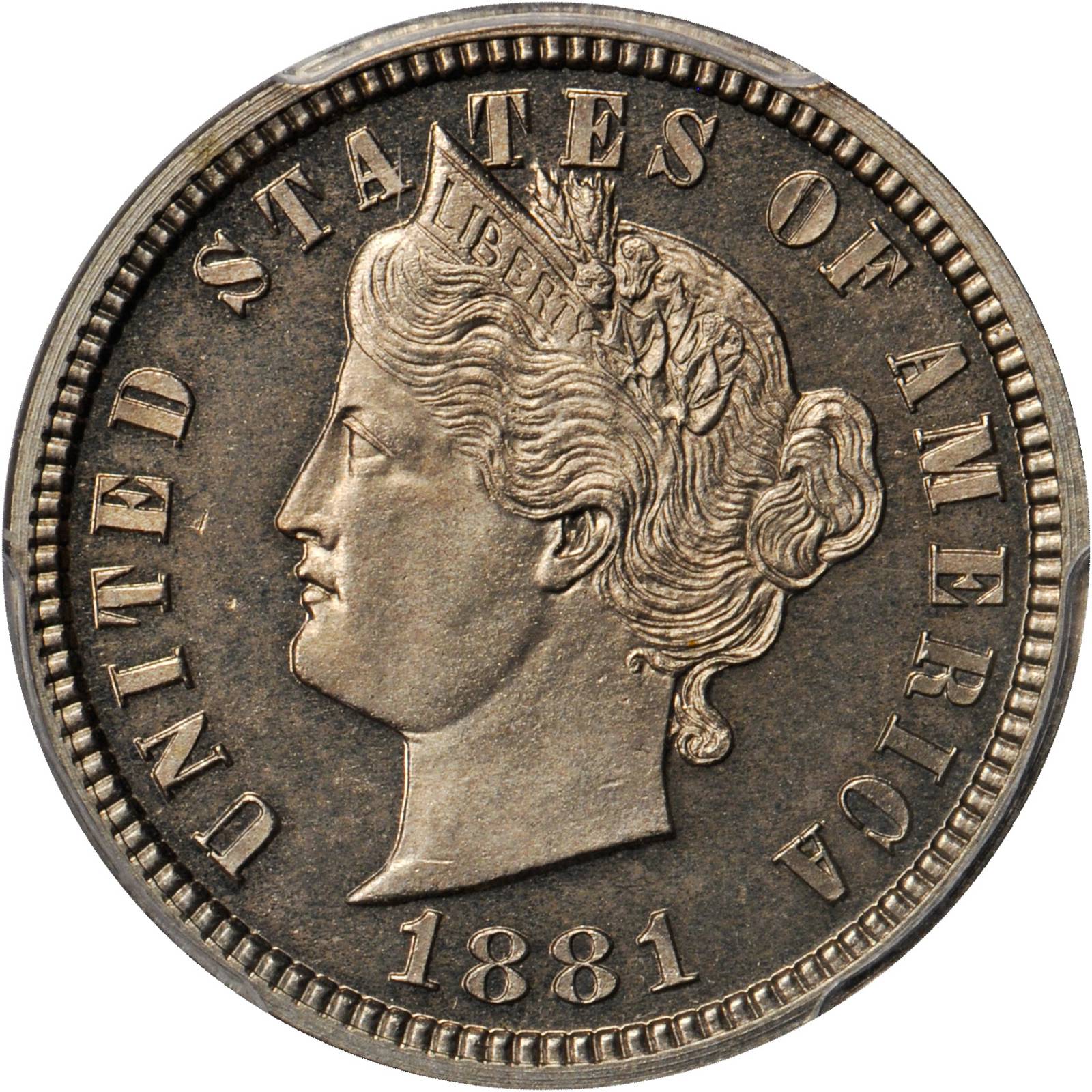 1881 P5c Nickel, J-1671 PR CAM thumbnail 14