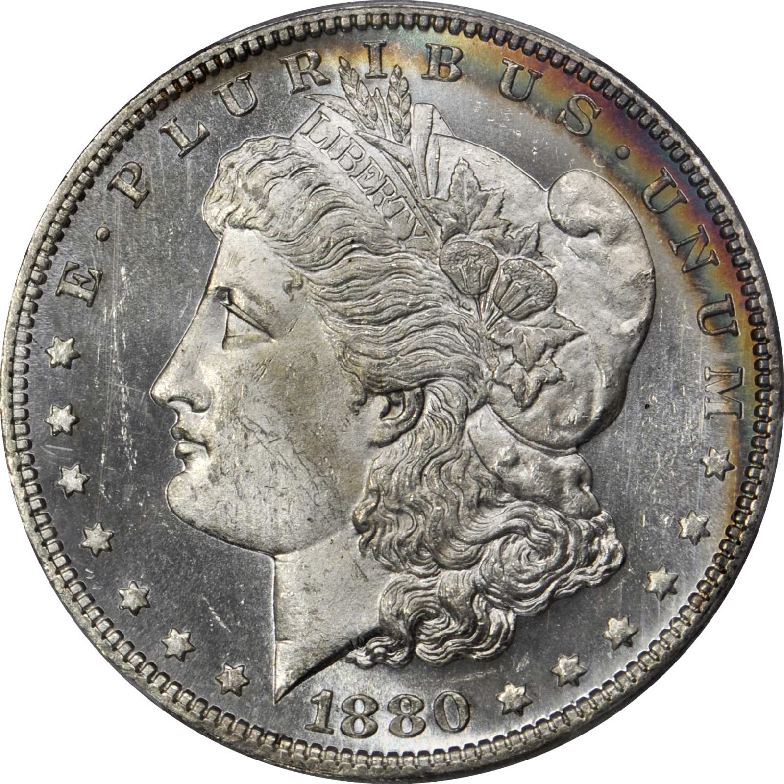 1880/79-O $1  Crossbar, VAM-4 MS DMPL MS62 DMPL thumbnail 13