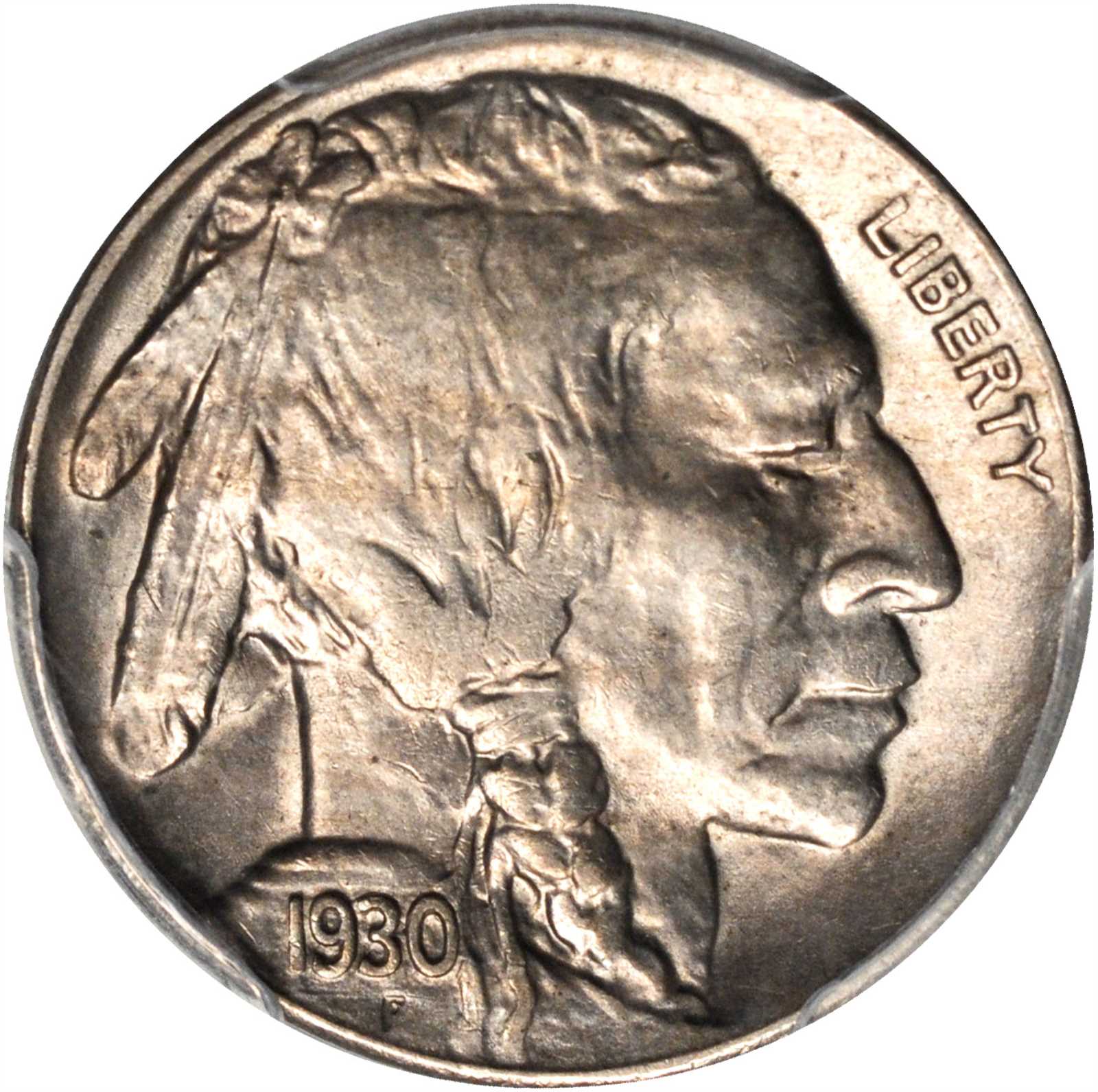 1930 Buffalo Nickel. FS-103. Doubled Die Obverse. MS-63 (PCGS).