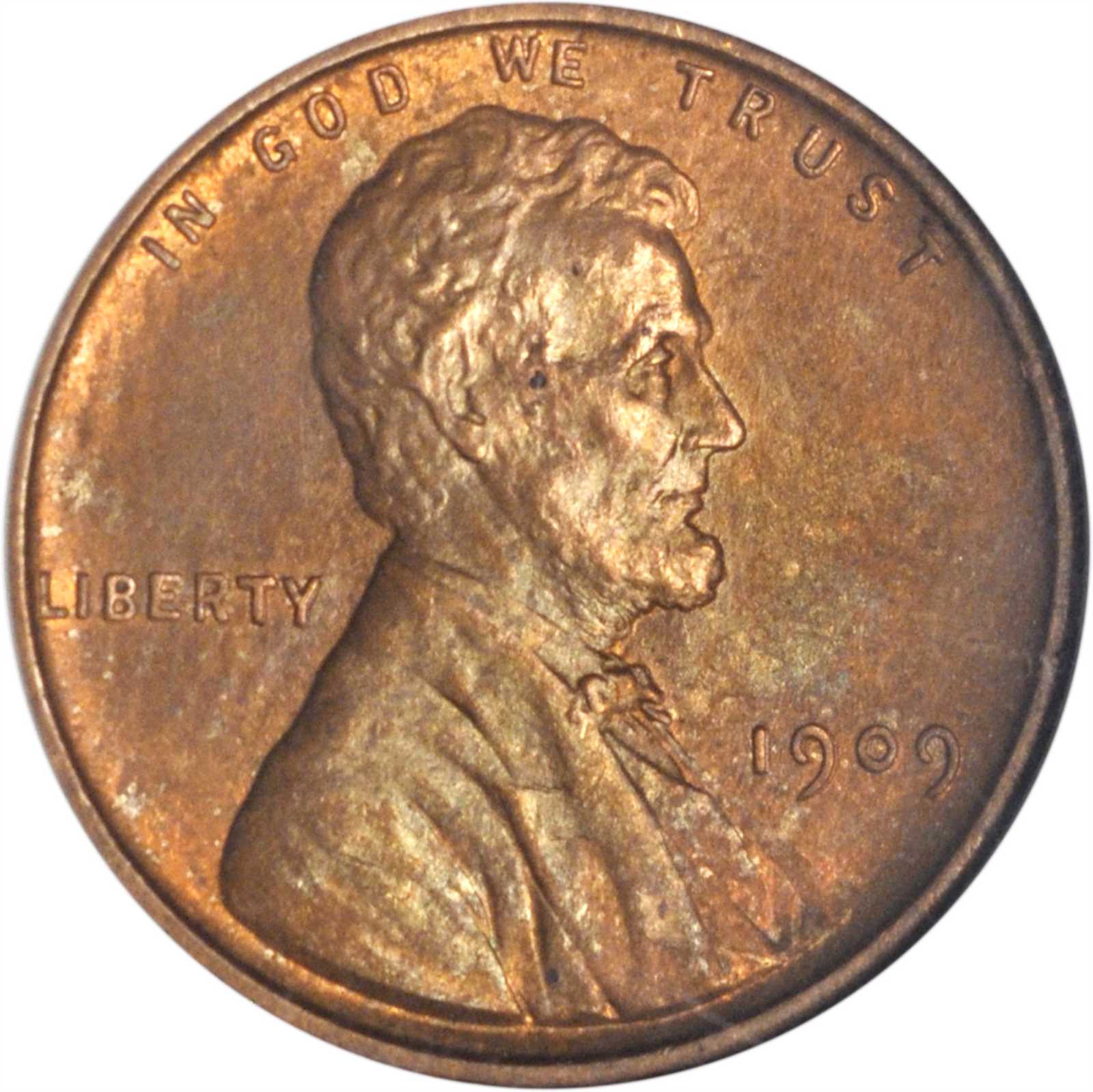 1909 Lincoln Cent. V.D.B. FS-1101. Doubled Die Obverse. MS-63 RB (ANACS). OH.