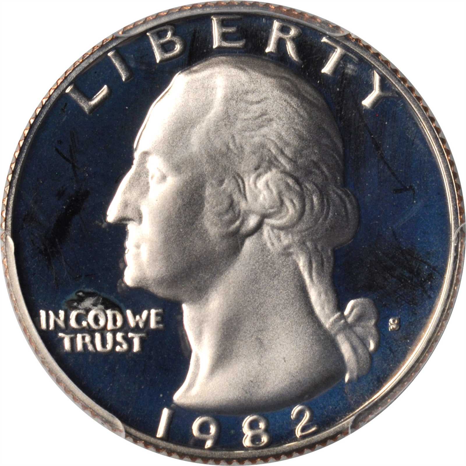 1982-S 25c Doubled Die Obverse, FS-101 PR DCAM thumbnail 8