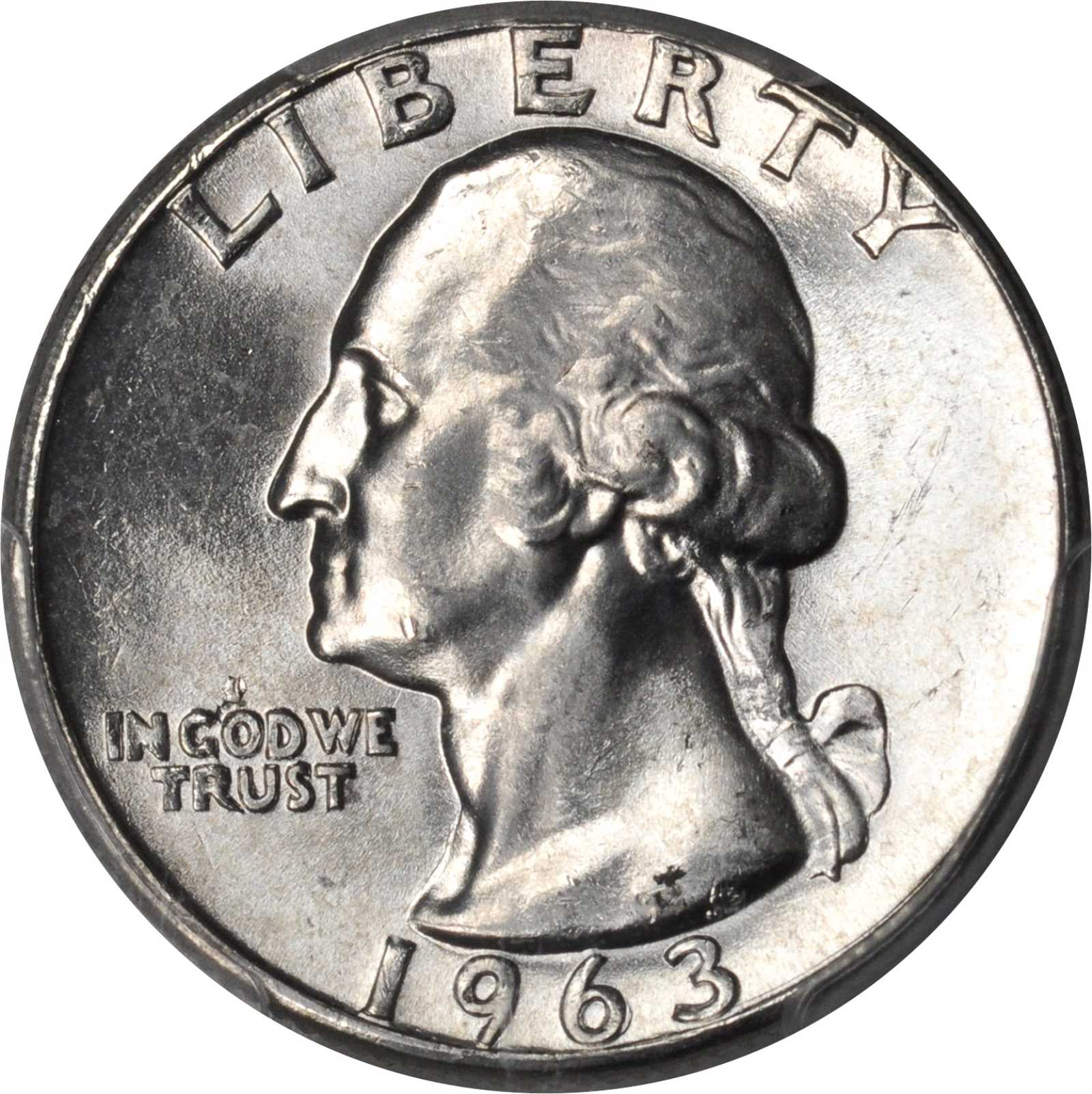 1963 Washington Quarter. FS-103. Doubled Die Obverse. MS-64 (PCGS).