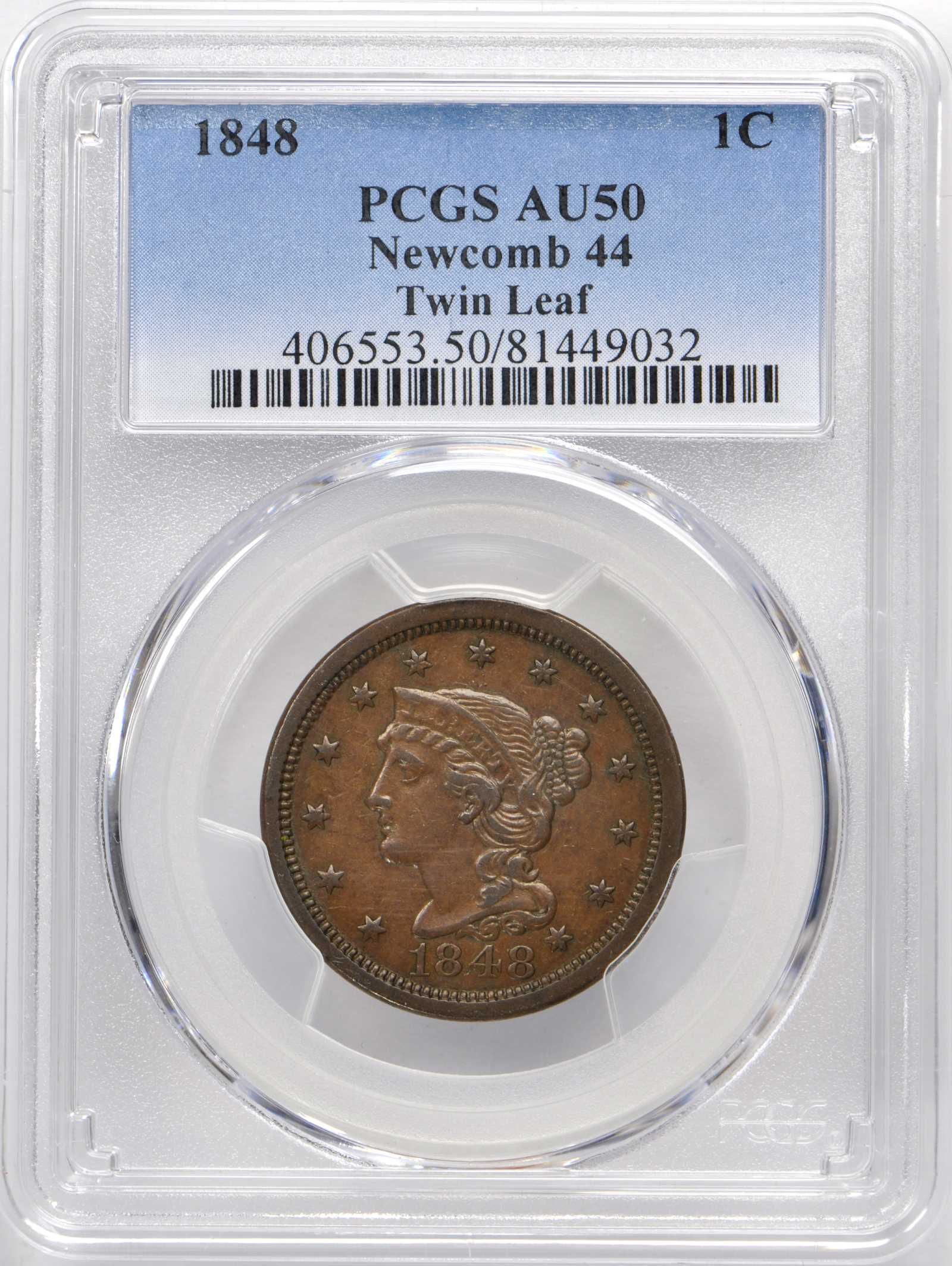 1848 1c N-44 MS BN thumbnail 9