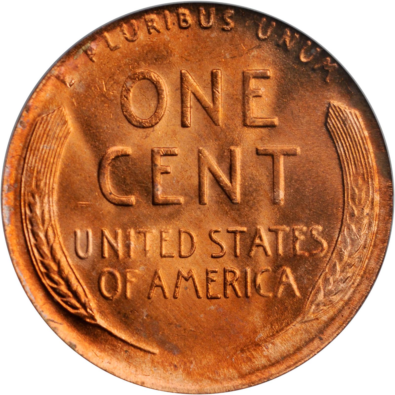 1949-D/D 1c Repunched Mintmark, FS-501 MS RD MS63 RD CAC thumbnail 2