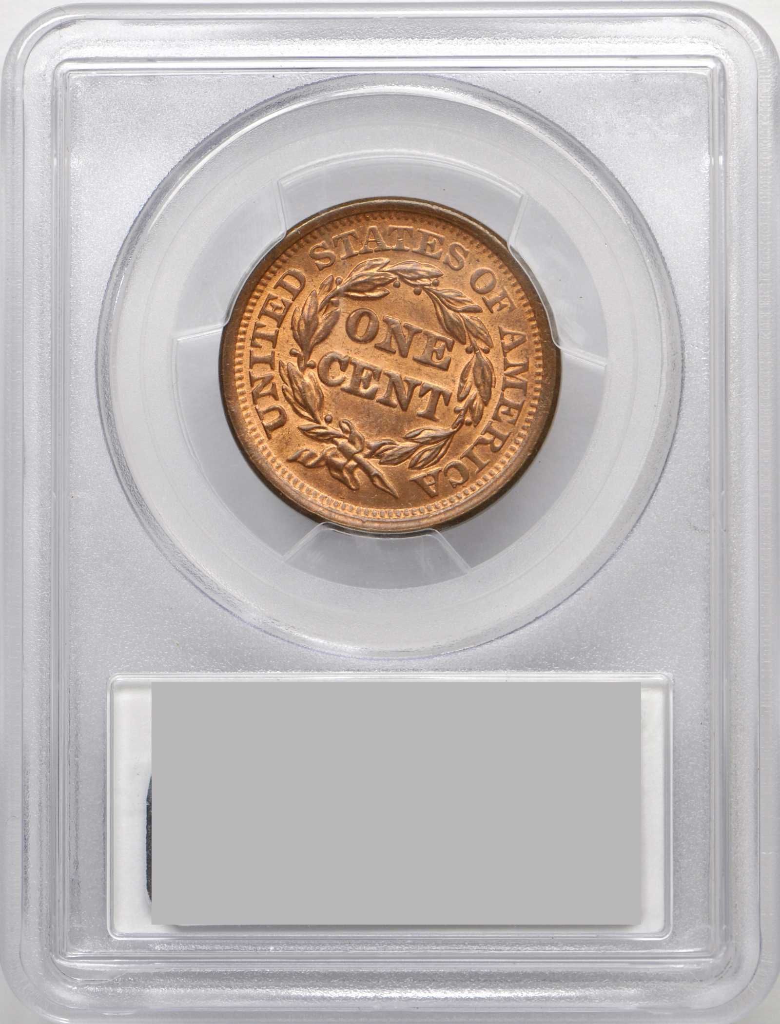 1851 1c MS RD MS64 RD thumbnail 3