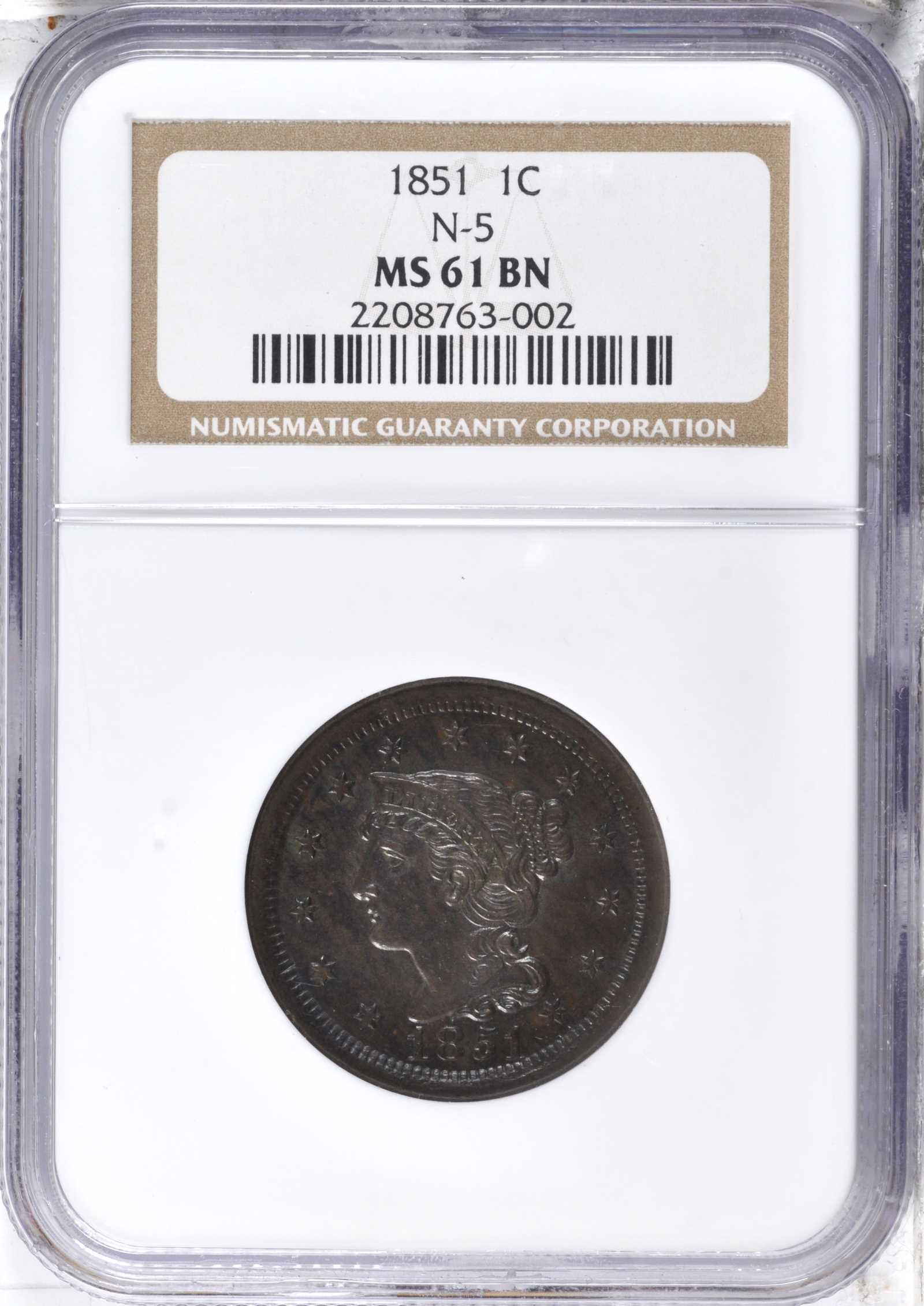 1851 1c N-5 MS BN thumbnail 9
