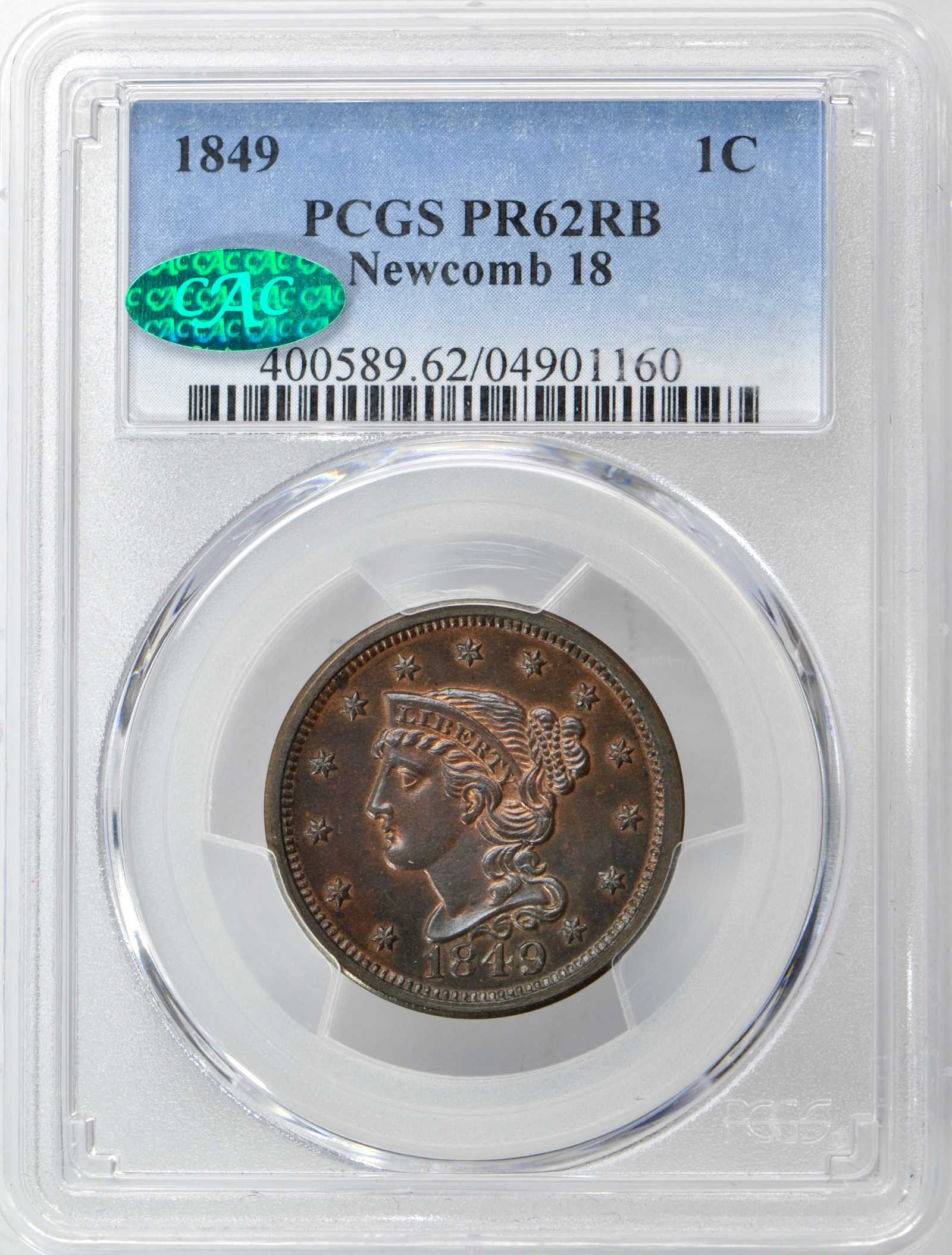 1849 1c PR RB PR63 RB thumbnail 4