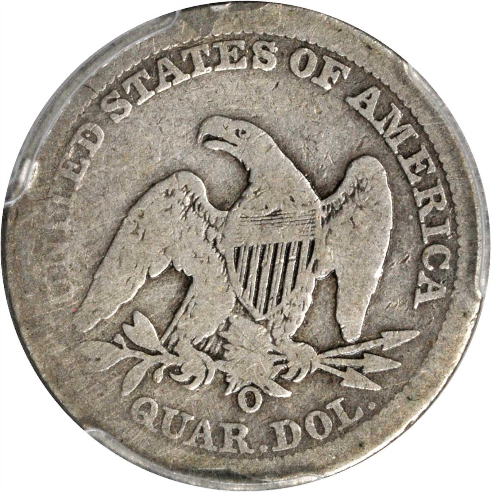 1843-O 25c Large O, FS-501 VF25 thumbnail 23