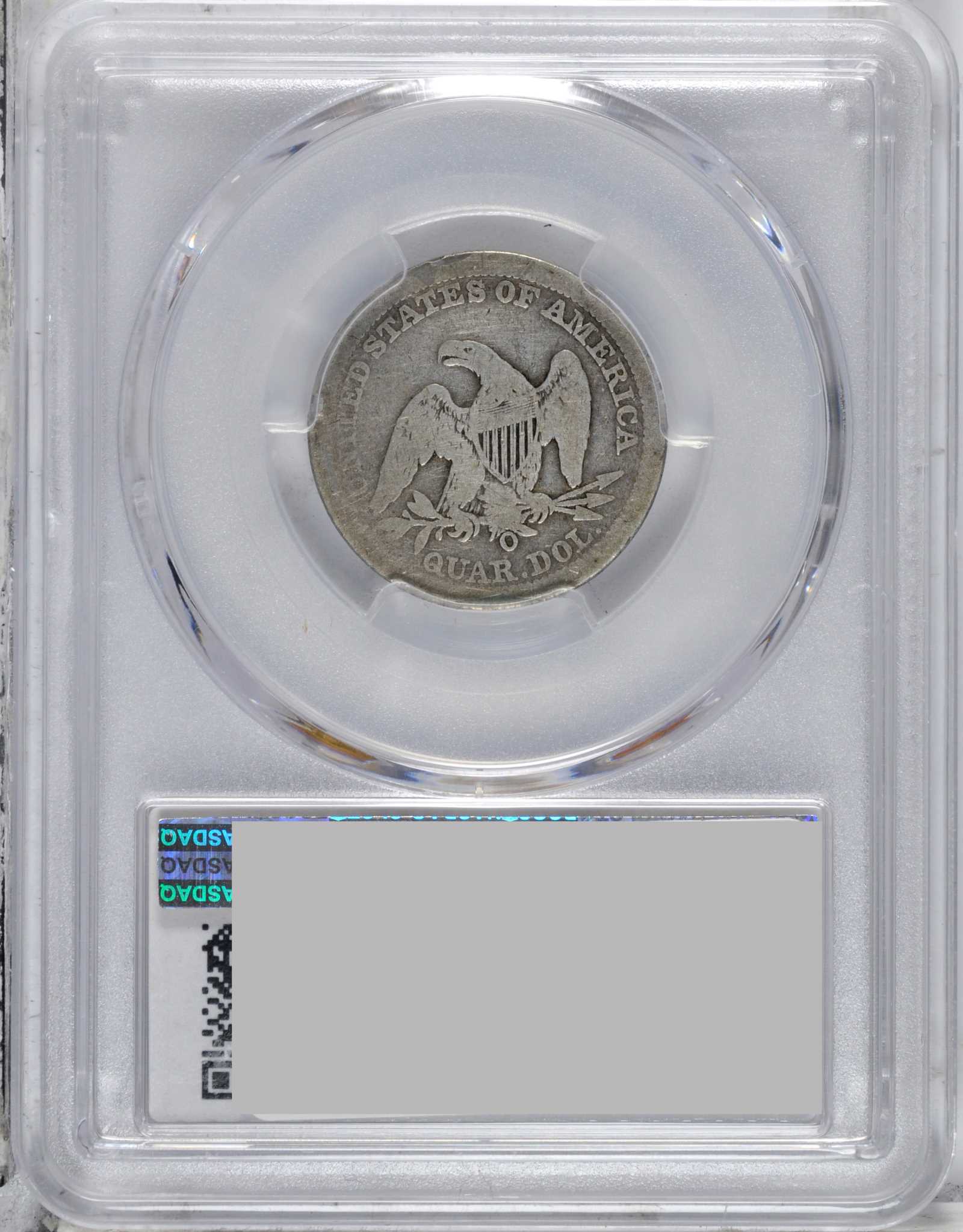 1843-O 25c Large O, FS-501 VF25 thumbnail 24