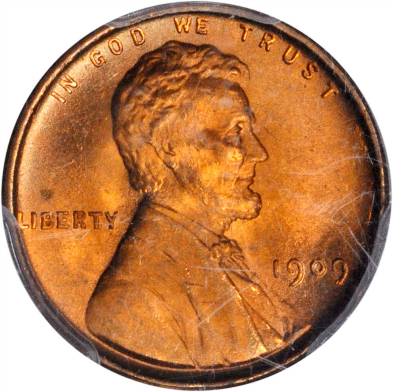 1909 Lincoln Cent. V.D.B. FS-1102. Doubled Die Obverse. MS-65 RD (PCGS). CAC.