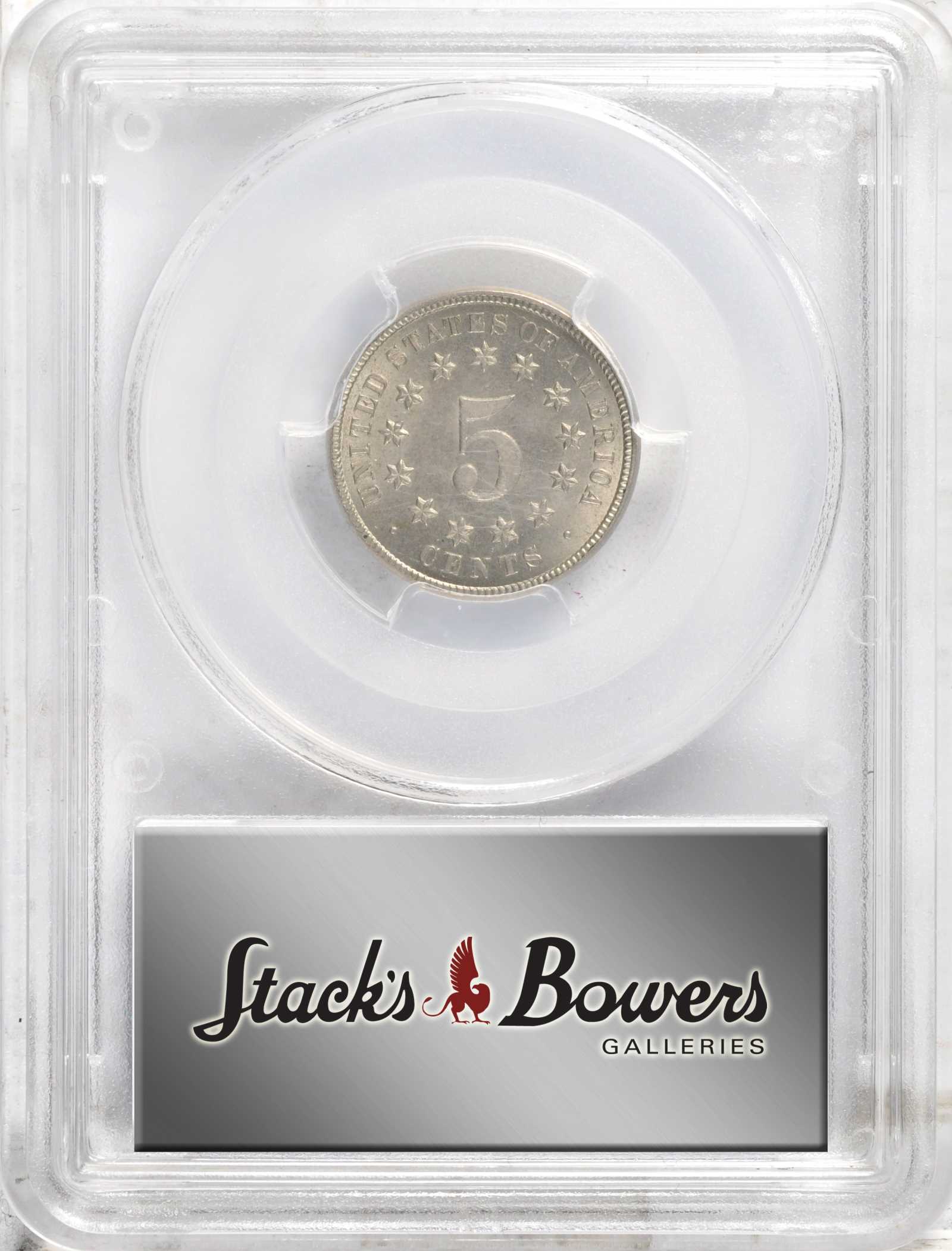 1875 5c Double Die Obverse, FS-101 MS64 thumbnail 7