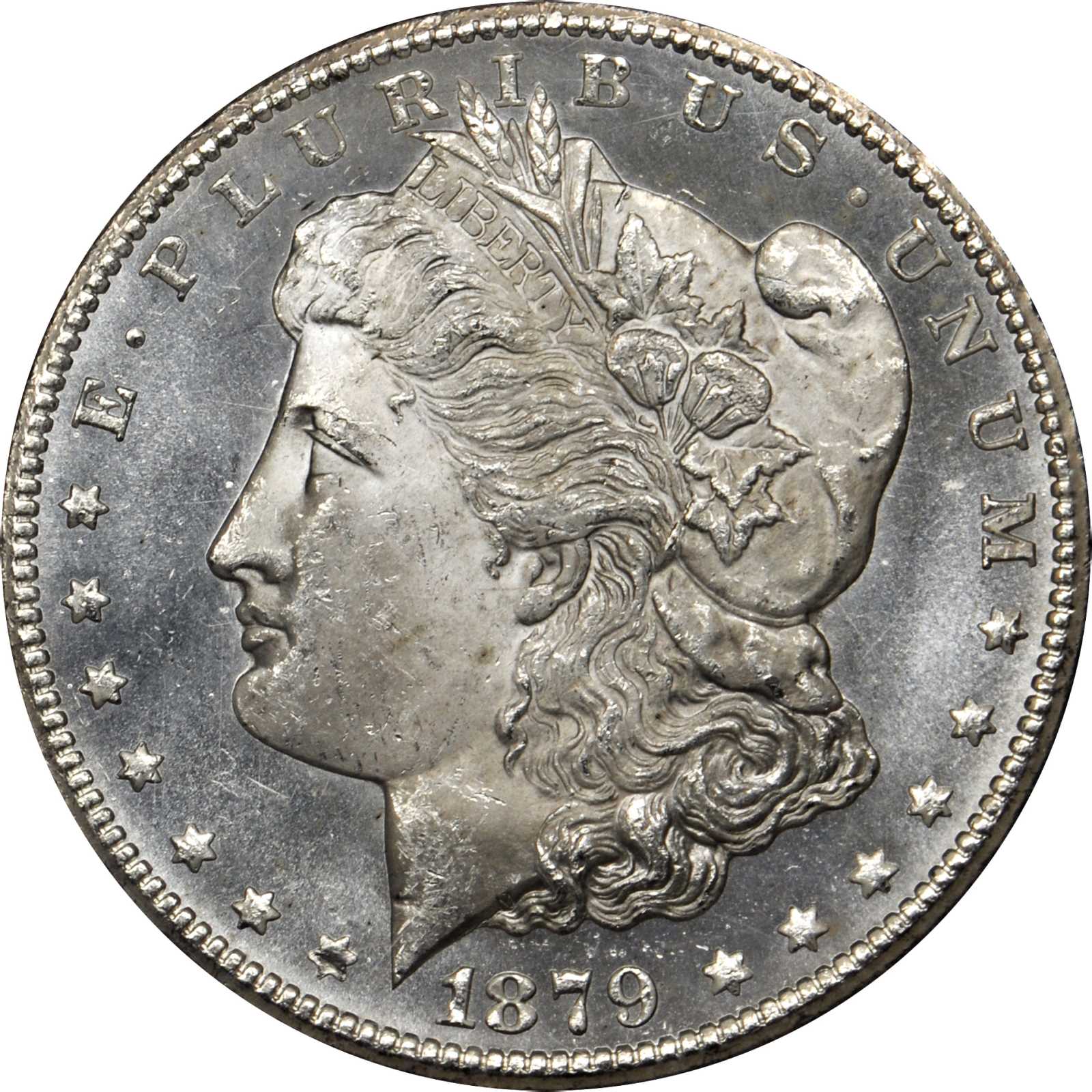1879-CC GSA Morgan Silver Dollar. Clear CC. MS-64 PL (NGC). CAC.