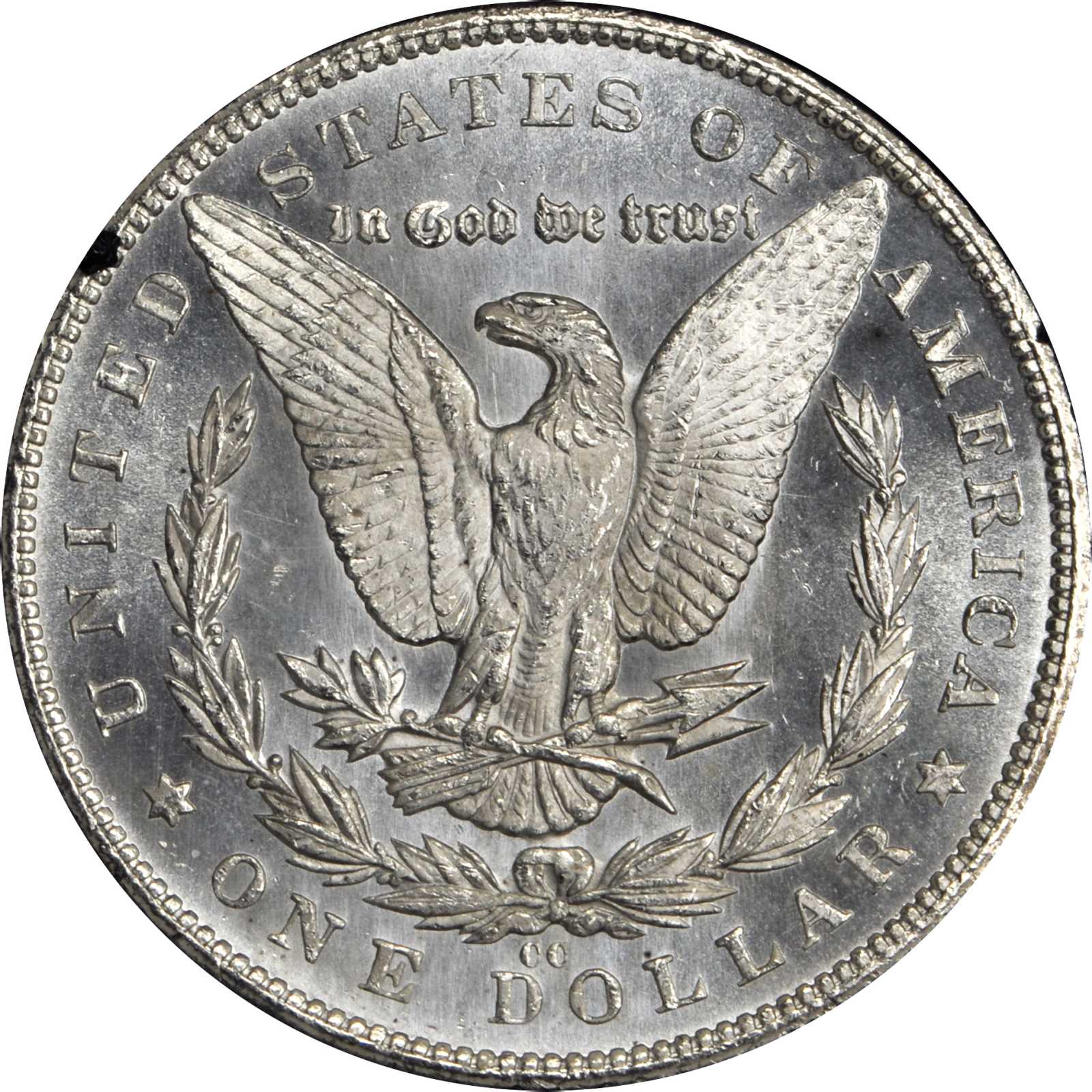 1879-CC $1  GSA Hoard, Hard package MS PL AU50 PL CAC thumbnail 2