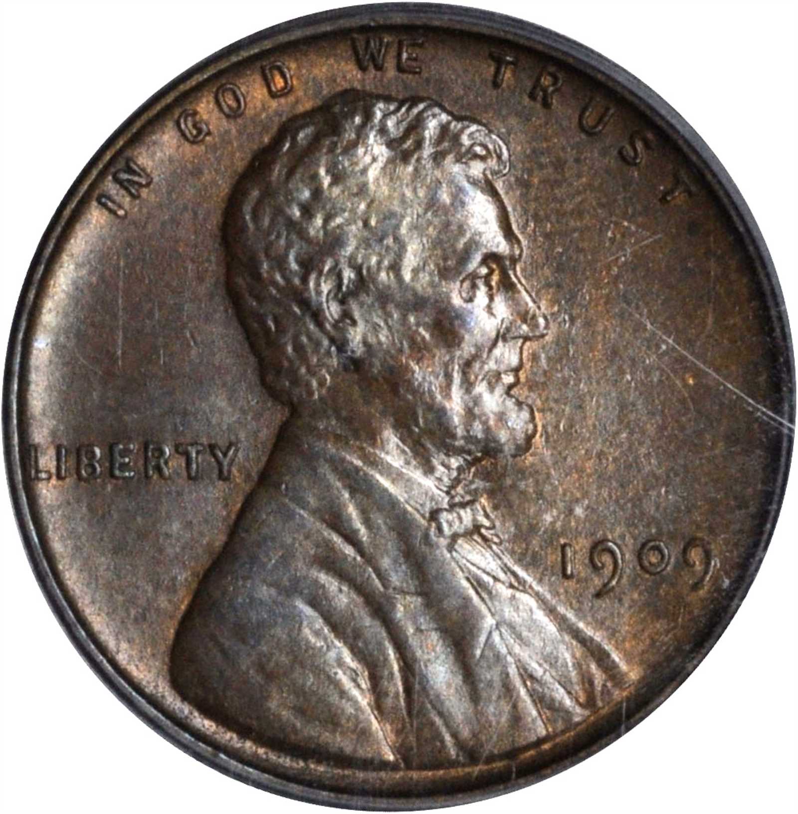 1909 Lincoln Cent. V.D.B. FS-1101. Doubled Die Obverse. MS-63 BN (PCGS). CAC.