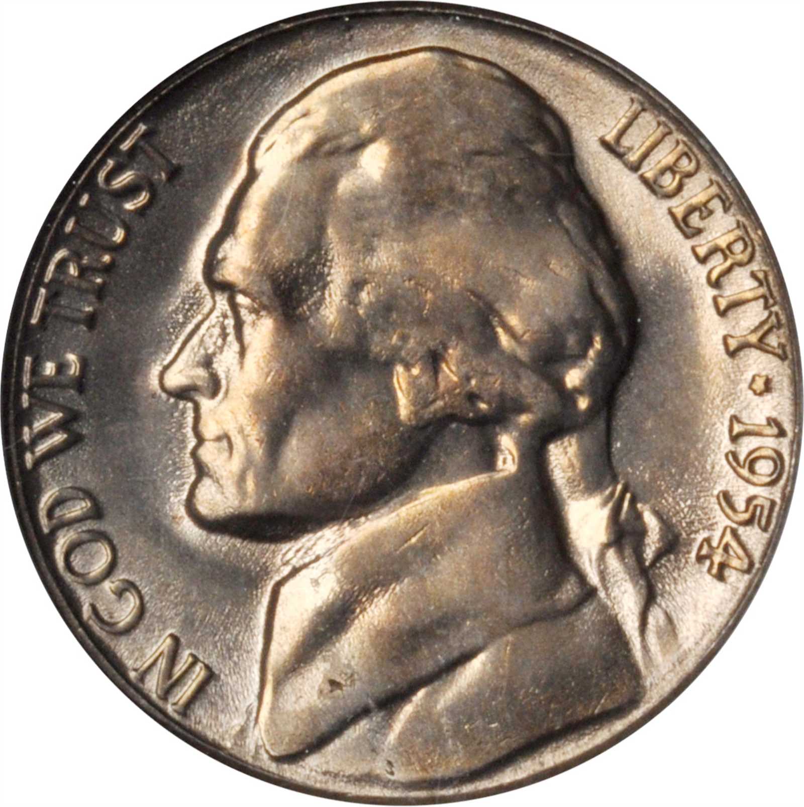 1954-S/D Jefferson Nickel. FS-501, OMM-1. MS-65 (ANACS). OH.