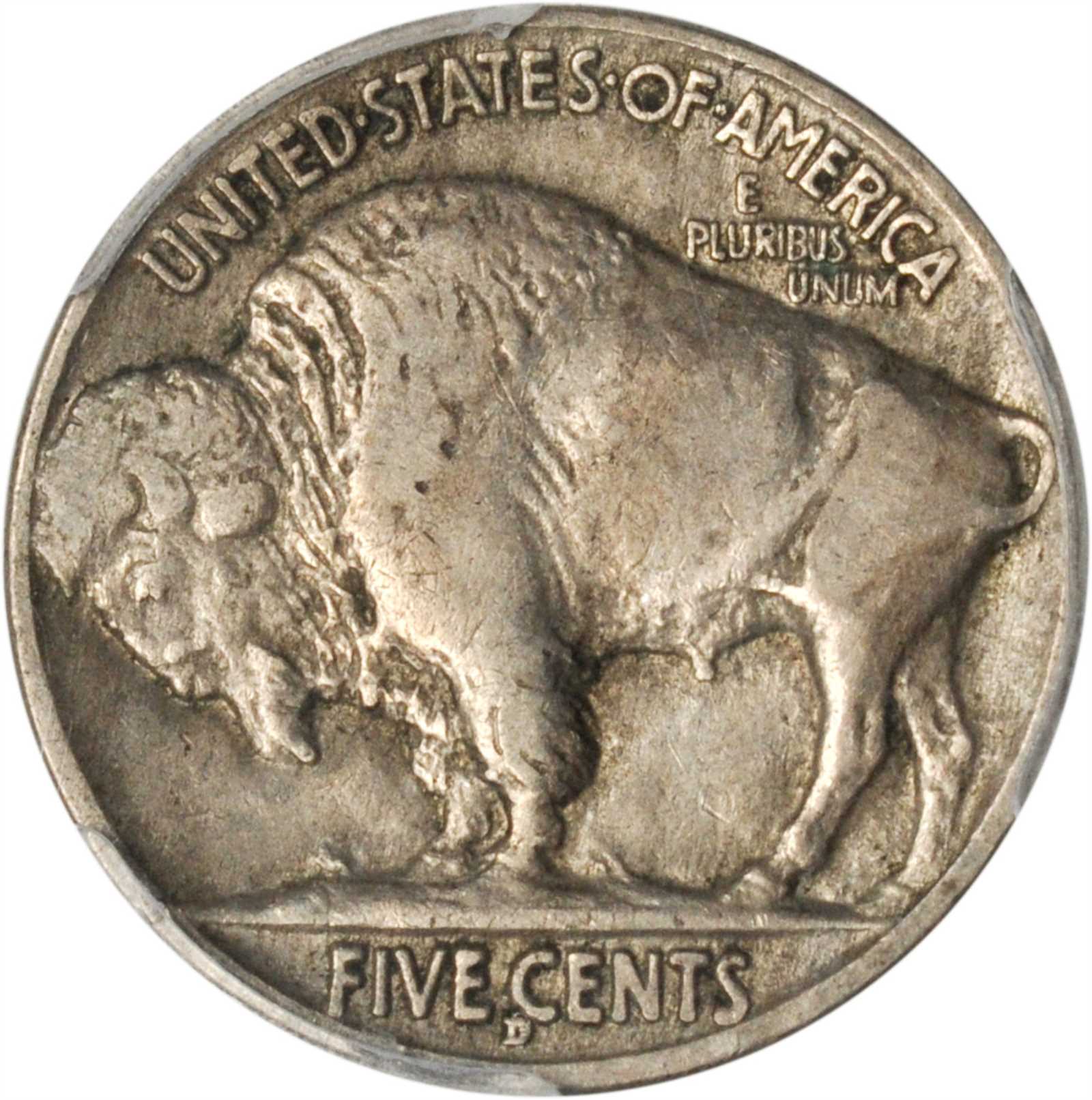 1915-D/D 5c Repunched Mintmark, FS-501 VG8 thumbnail 2