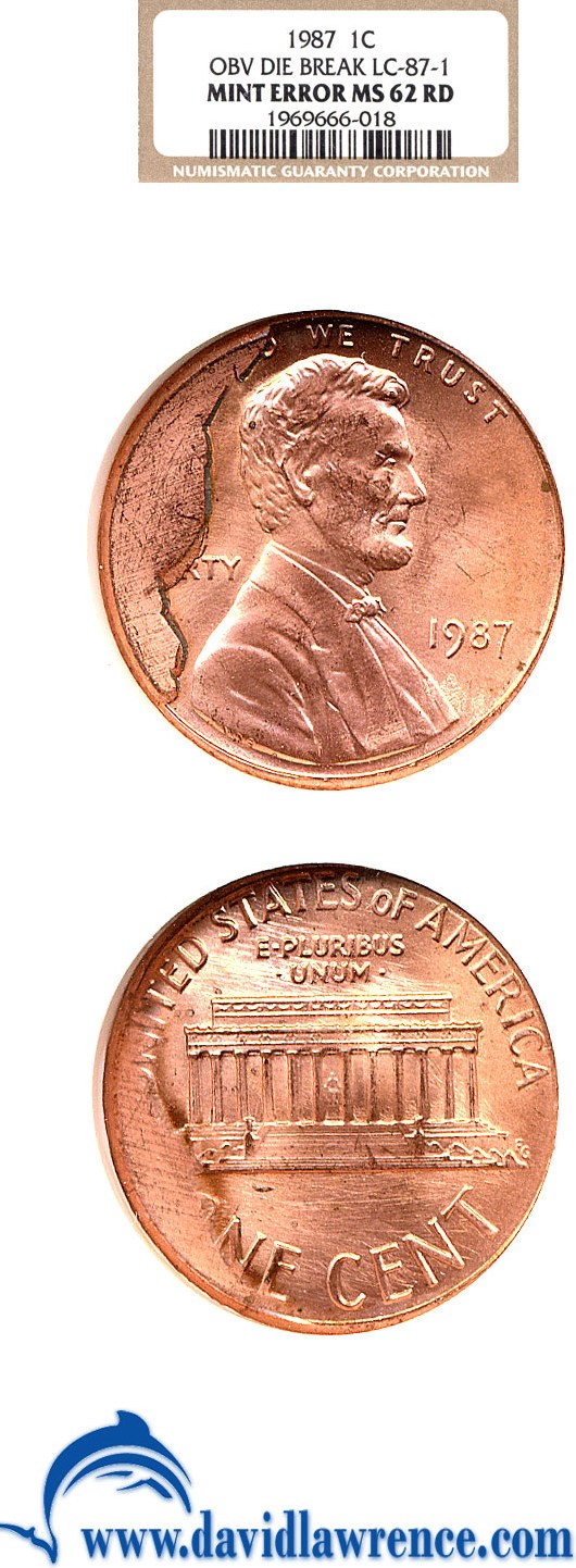 1987 1c MS RD MS62 RD thumbnail 5