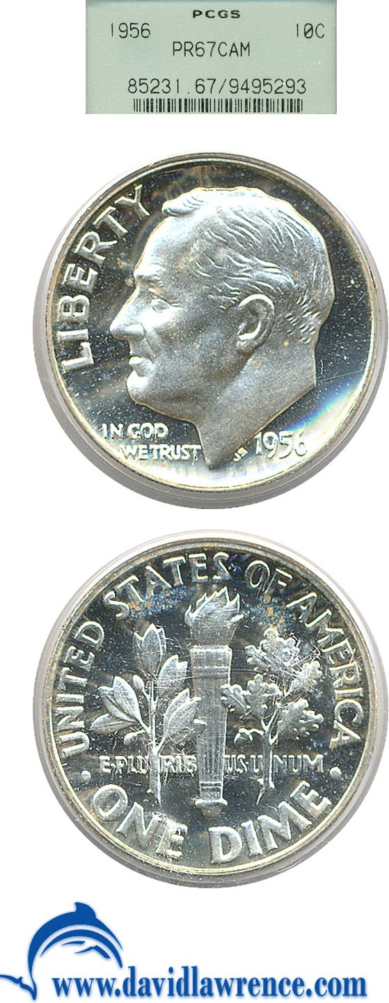 1956 10c PR CAM PR64 CAM CAC thumbnail 22