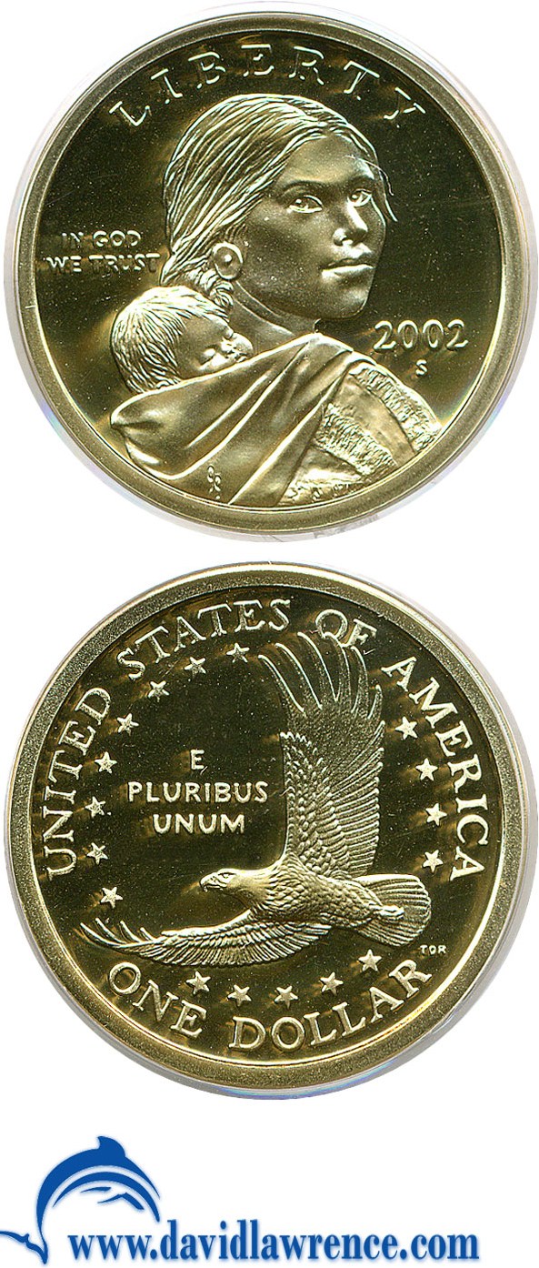 2002-S $1  Sacagawea PR DCAM PR60 DCAM thumbnail 4