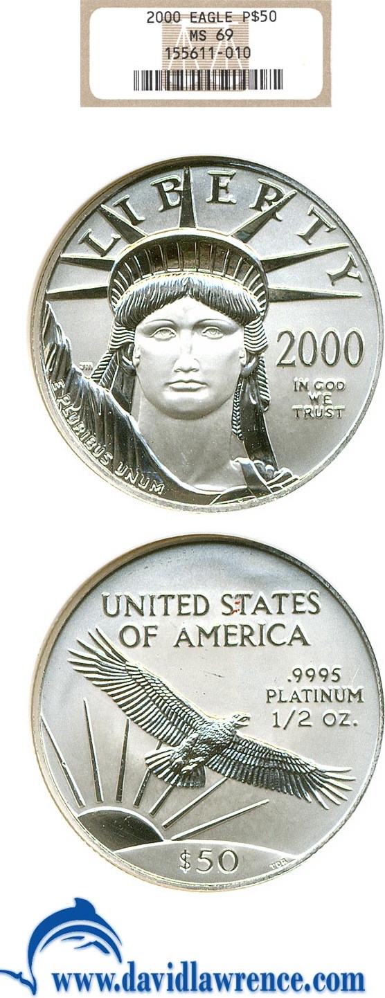 2000 P$50  Platinum Eagle MS thumbnail 16