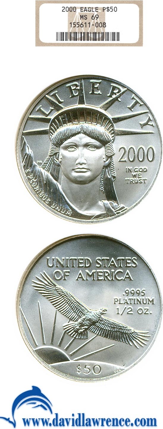 2000 P$50  Platinum Eagle MS thumbnail 14