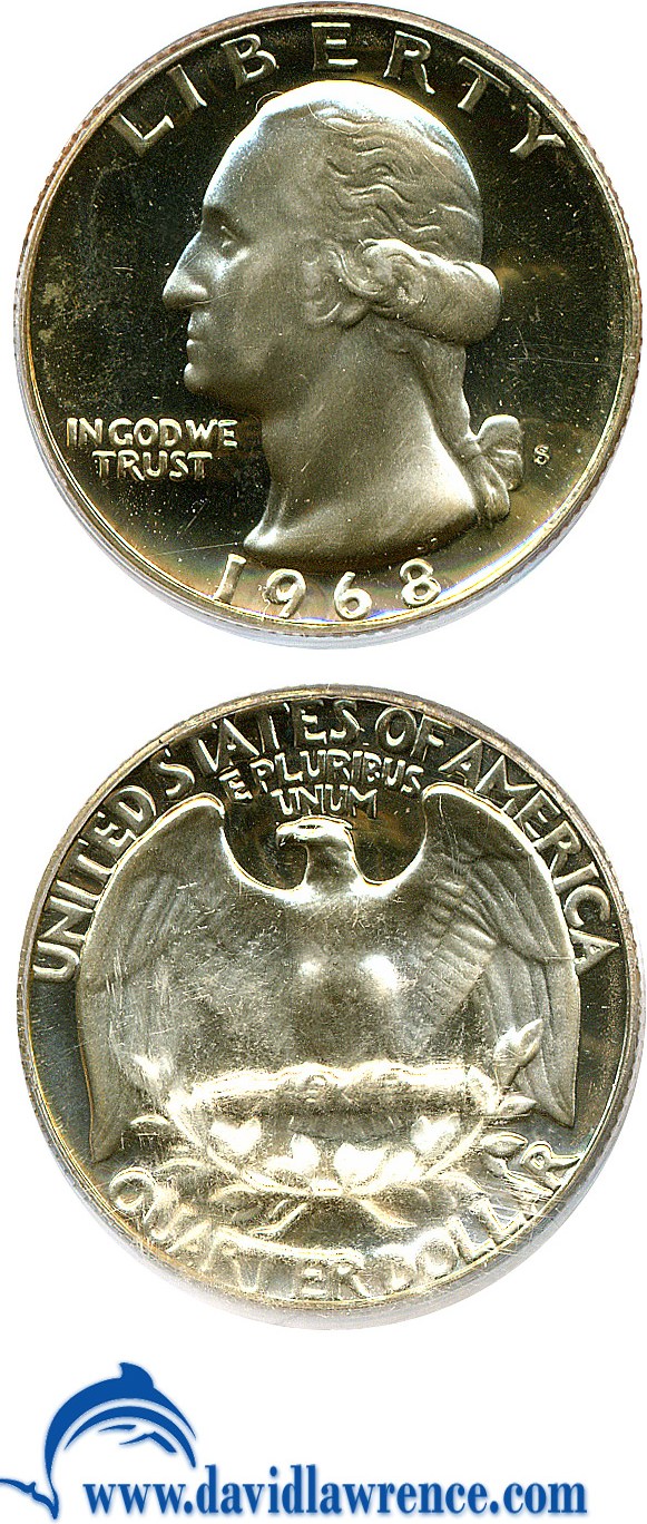 1968-S 25c PR CAM PR64 CAM thumbnail 12