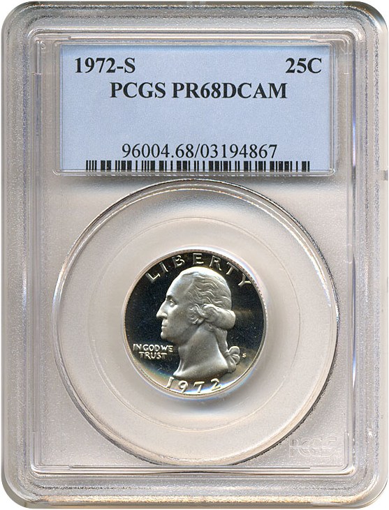 1972-S 25c PR DCAM PR66 DCAM thumbnail 21