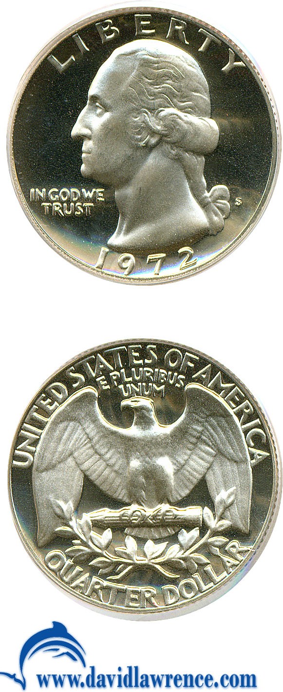 1972-S 25c PR DCAM PR66 DCAM thumbnail 22