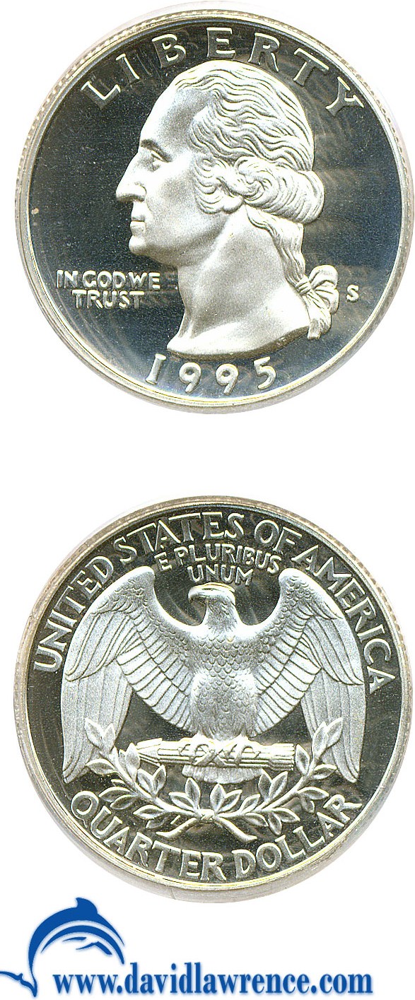 1995-S 25c Silver PR DCAM PR61 DCAM thumbnail 20