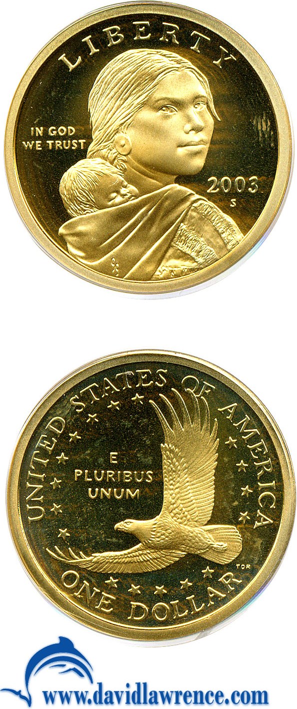 2003-S $1  Sacagawea PR DCAM PR60 DCAM thumbnail 4