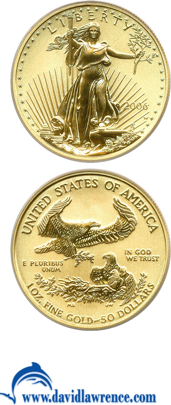 2006-W G$50  Gold Eagle, 20th Anniversary, Reverse Proof PR66 thumbnail 24
