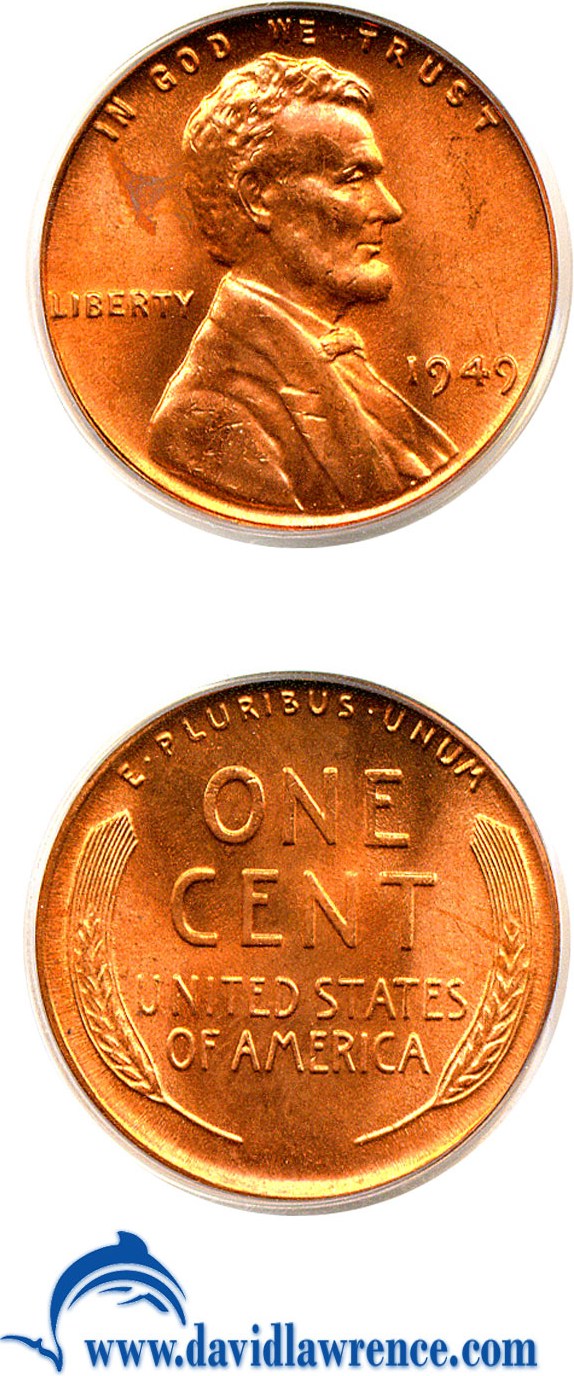1949 1c MS RD MS63 RD thumbnail 2