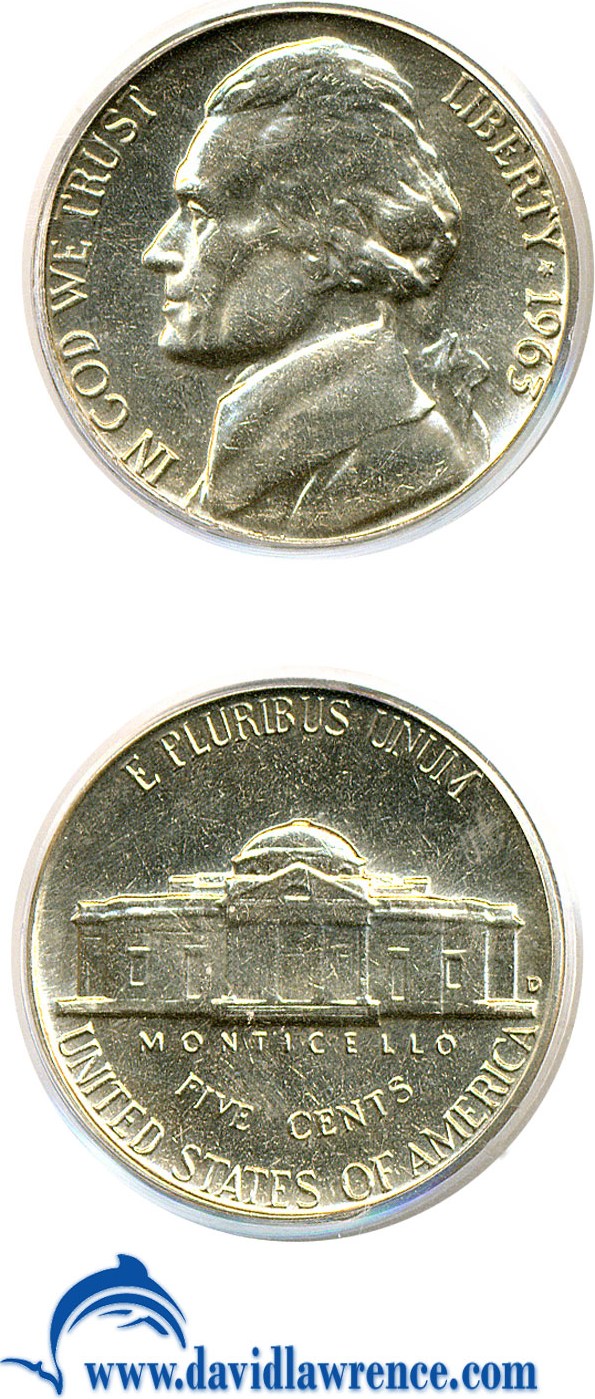 1963-D 5c MS FS MS64 FS thumbnail 16