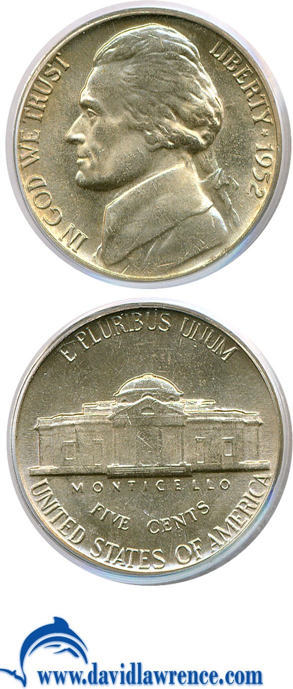 1952 5c MS FS MS65 FS thumbnail 16