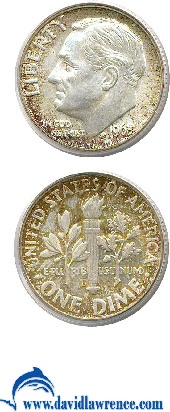 1963-D 10c MS FB MS66 FB thumbnail 18
