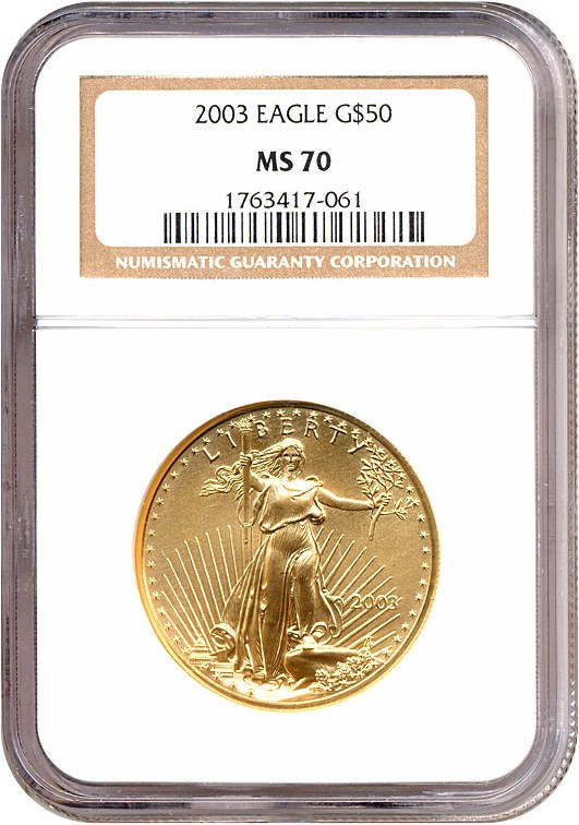 2003 G$50  Gold Eagle MS66 CAC thumbnail 22