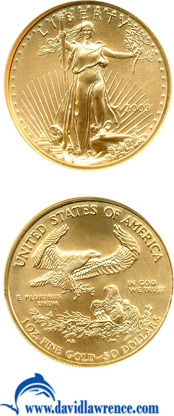 2003 G$50  Gold Eagle MS66 CAC thumbnail 21
