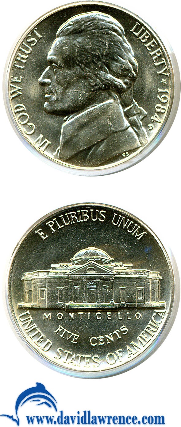 1984-D 5c MS FS MS63 FS thumbnail 6